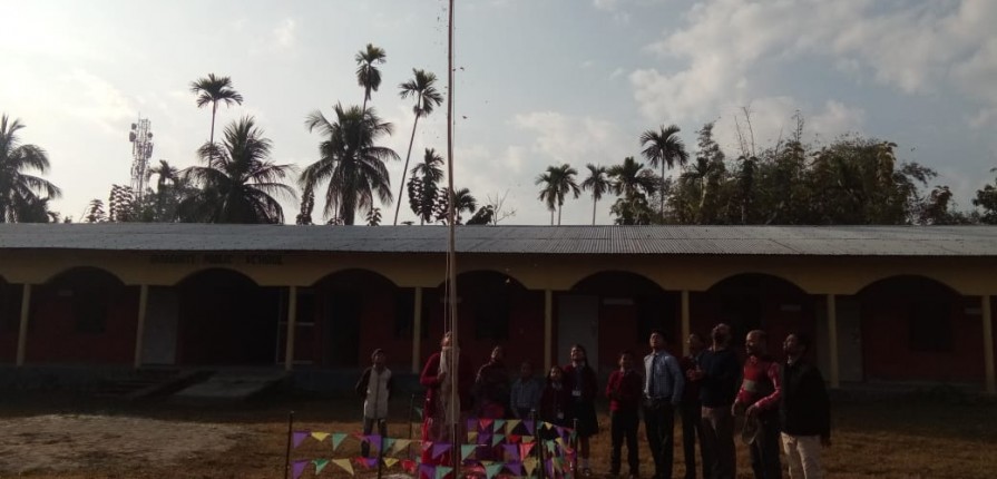 Republic Day celebration At Saraswati Public School Natun Sirajuli